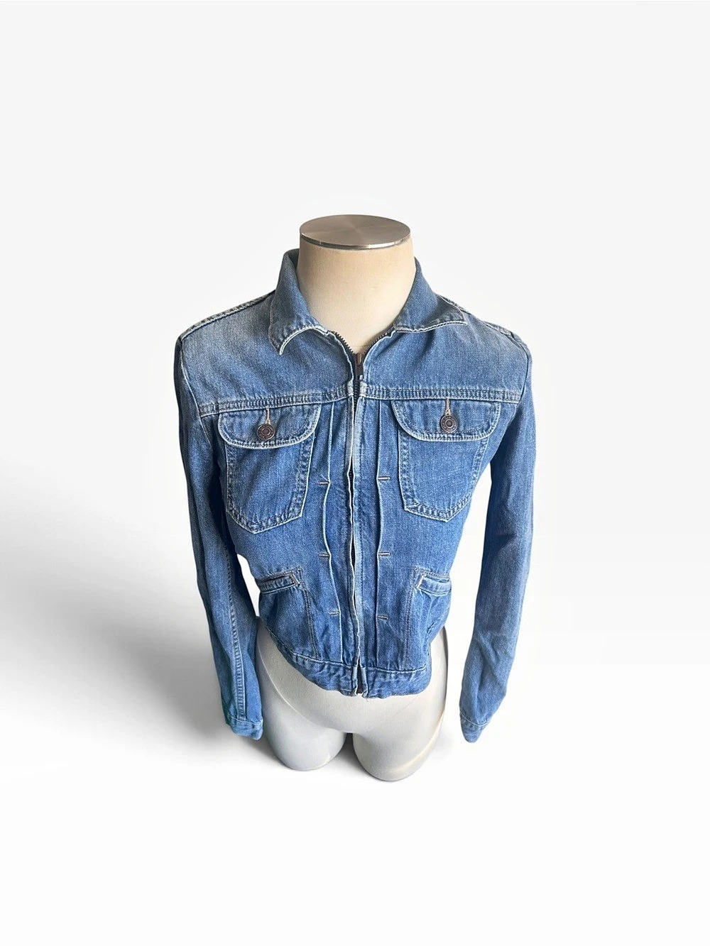 Gap 1969 Denim Jacket Blue Size XS Like New